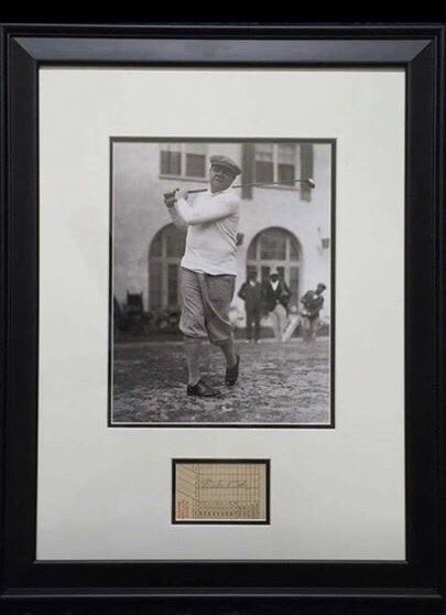 maevro's tweet photo. #BabeRuth #Signed #Golf #Scorecard #JSACert https://t.co/Tz4lm6GoXz
