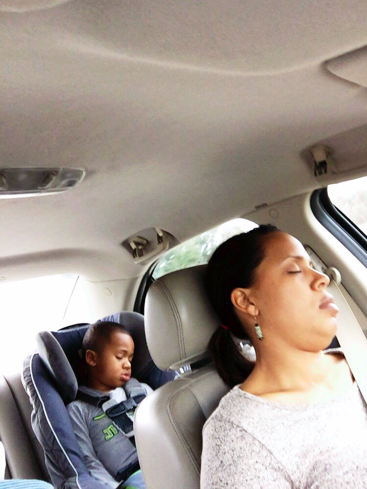bliggythegreat's tweet photo. They look the same when they're sleeping! Lol! #zzzz #roadtrip #roadnap #mamasboy #SleepingBeauty #sleepyheads https://t.co/gByqMxv53k