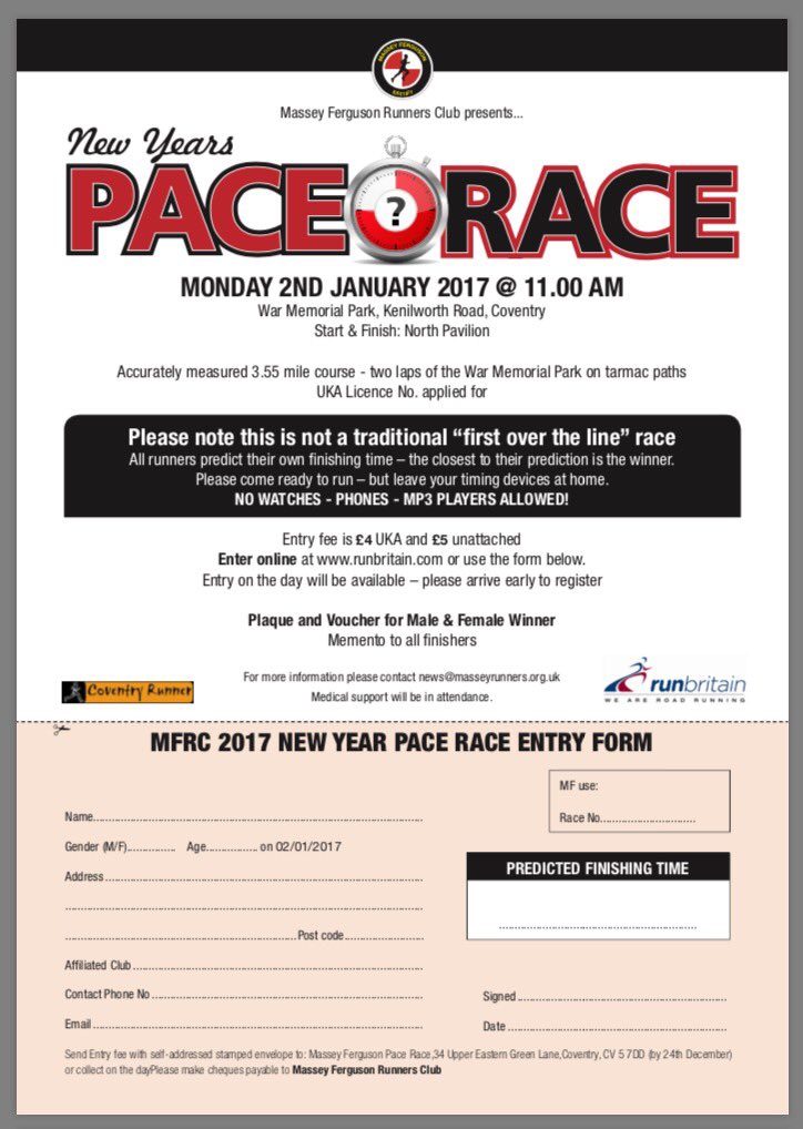 Massey_Runners's tweet photo. Massey members, please check your email for final information for the New Year Pace Race on Monday #pacerace #gomasseys https://t.co/J5VgieOTW2