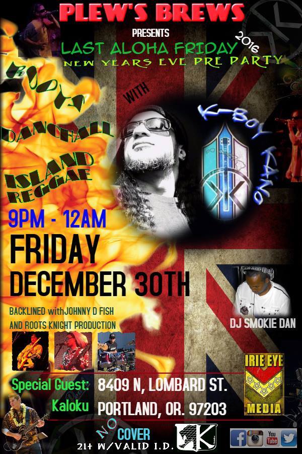 johnnydfish's tweet photo. #Tonight last #AlohaFriday of the year, I'll be playing some #IslandReggae @ #Plews #Brews in #PDX https://t.co/Xi9FMvX9Uz