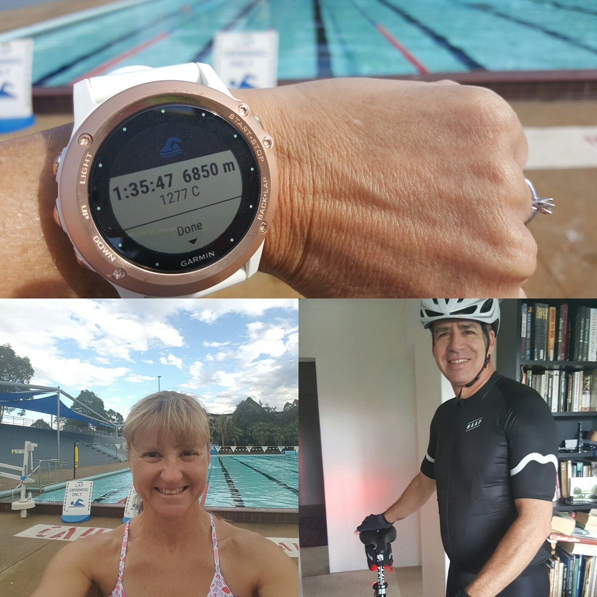Last swim of 2016 for me and last ride for <a href="/William_R1242/">William</a> #swimmer #swimming #cyclist #cycling #newkitday #wmg2017 #WMG17 #2017