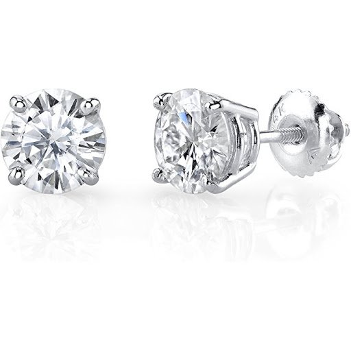 JewelryOwn's tweet photo. Charles &amp; Colvard 14K White Gold 5mm VG Moissanite… https://t.co/YLrOtgHrSn #100250 #charlesampcolvard #clearstone #earrings #finejewelry https://t.co/ou2wHSnGC0