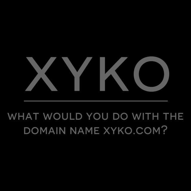 erikbowman's tweet image. What would you do with the domain name xyko.com? #domain #domainname #forsale #domainnames #branding #xyko