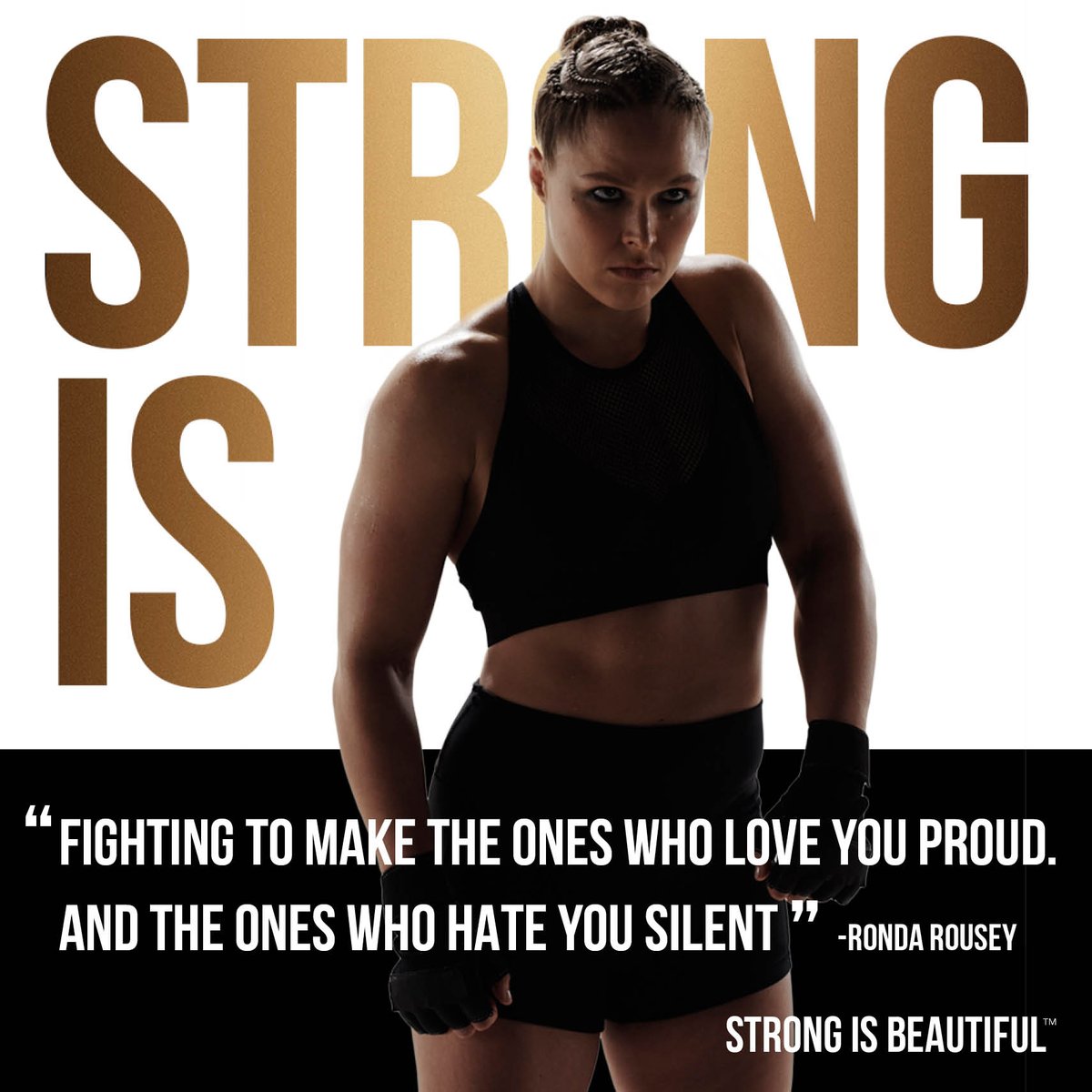 Pantene's tweet photo. We are so proud to be in your corner tonight @RondaRousey.
Show the world that #StrongIsBeautiful! https://t.co/Mdo2DCSoq9