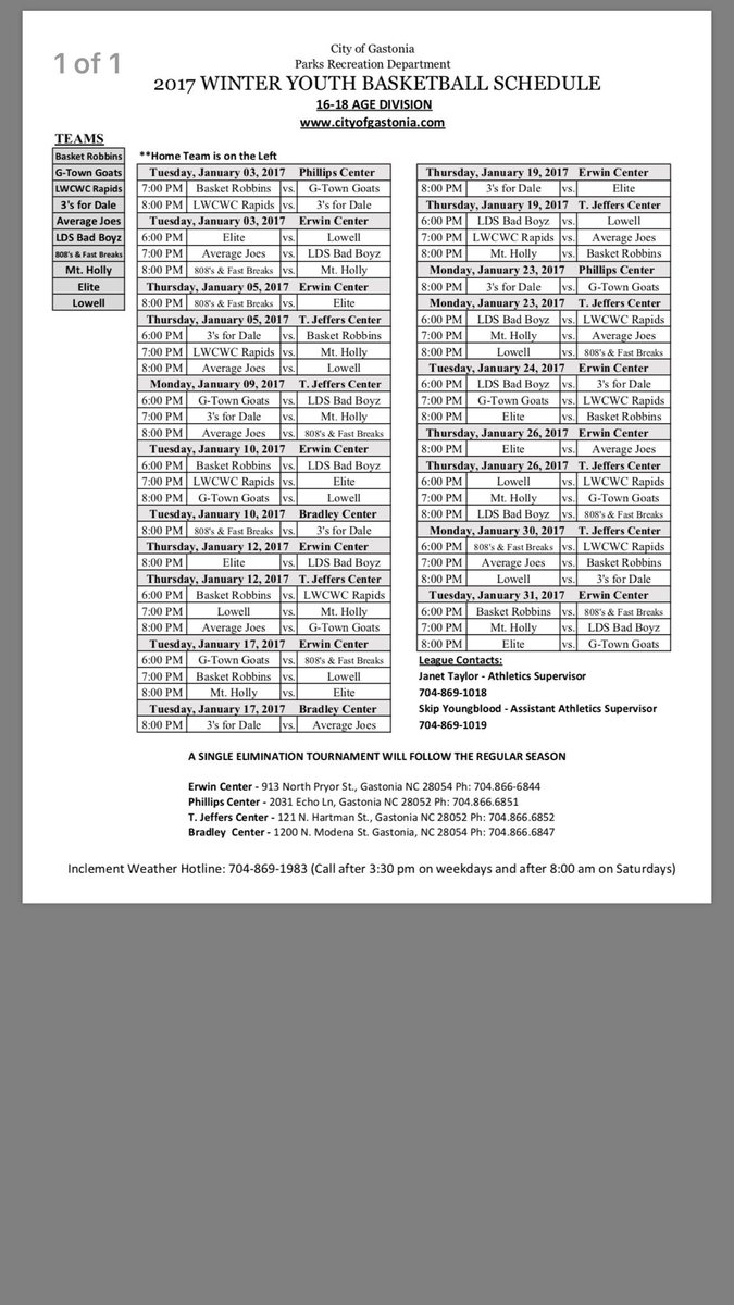 whitecheddaa's tweet photo. Here is the schedule so you can make plans to come see your favorite rec team ball out https://t.co/TrZsB0hgQt