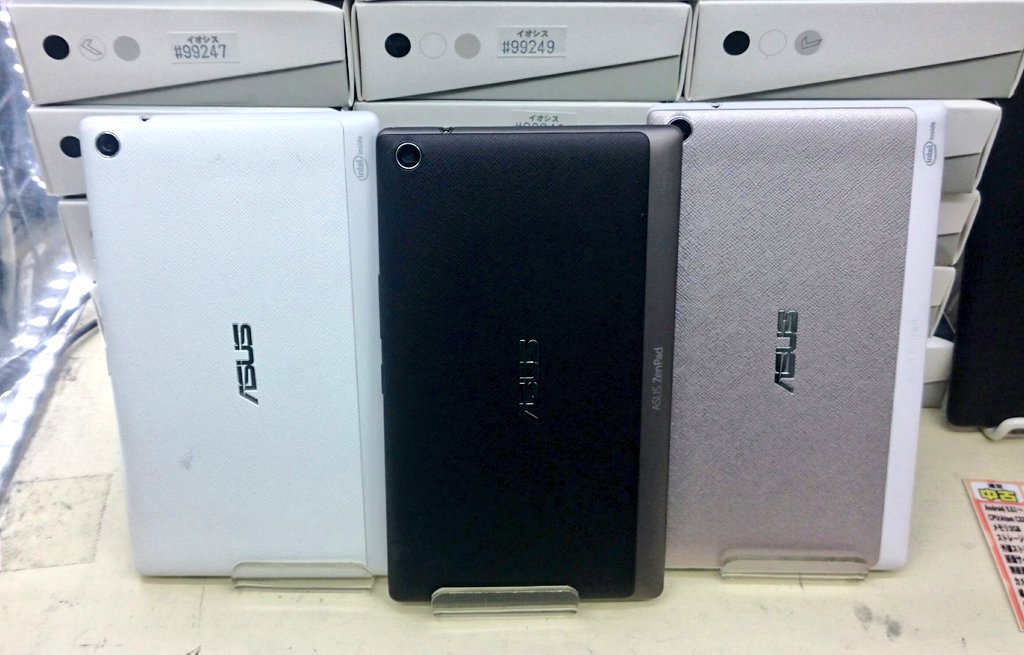 تويتر イオシス アキバ中央通店 على تويتر マンギリ Zenpad 7 0 Z370c 再生品中古 マンギリ特価9 980円 なり Asusの７インチタブレットを１万円を切ったお値打ち価格で大放出 ３色合計１４０台入荷 この価格なら電子書籍専用機にしてもいいかも