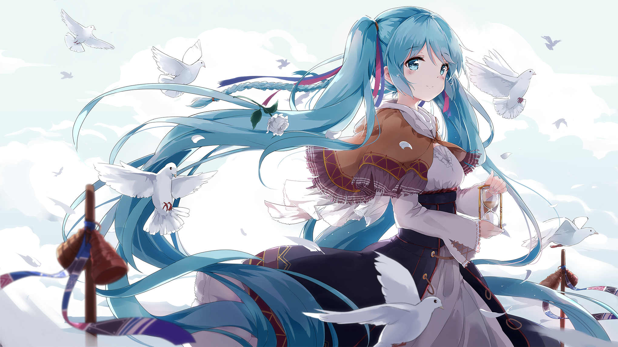 Piapro ピアプロ ピアプロ運営です 本日は 鳥 作品をご紹介 まずはsyoさんの砂時計を持ったミク さん ふんわり爽やか 綺麗なイラストですねo O T Co Lvykryy081 Piapro 初音ミク T Co Bvabtsosyy Twitter