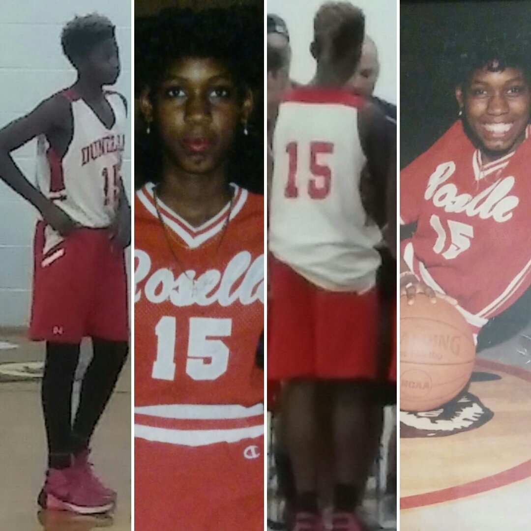 ShalondaTanner's tweet photo. Varsity debut victory #StartingFreshman #PointGuard @Destroyerhoops. My #FavoritePlayer #TyjeKelton wears my numbers https://t.co/9FOcGdyqs3