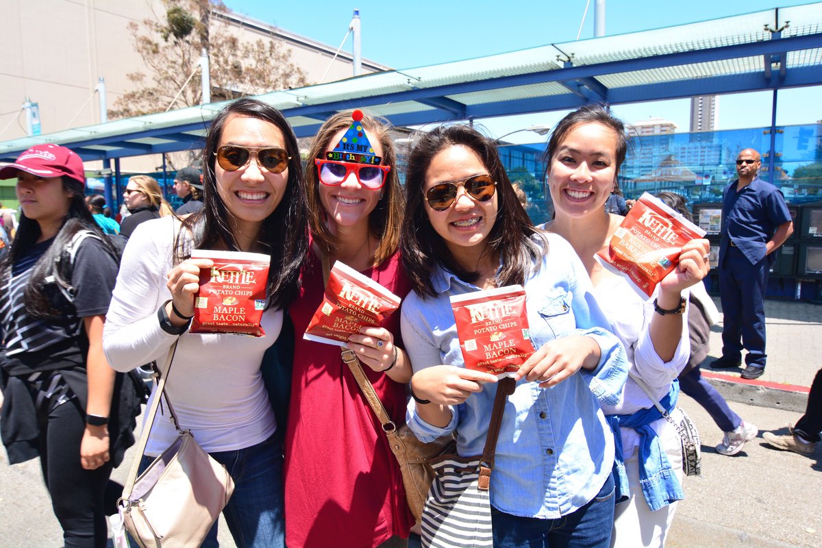Satisfy your crunchy cravings with a bag of #Kettle! :) #SF