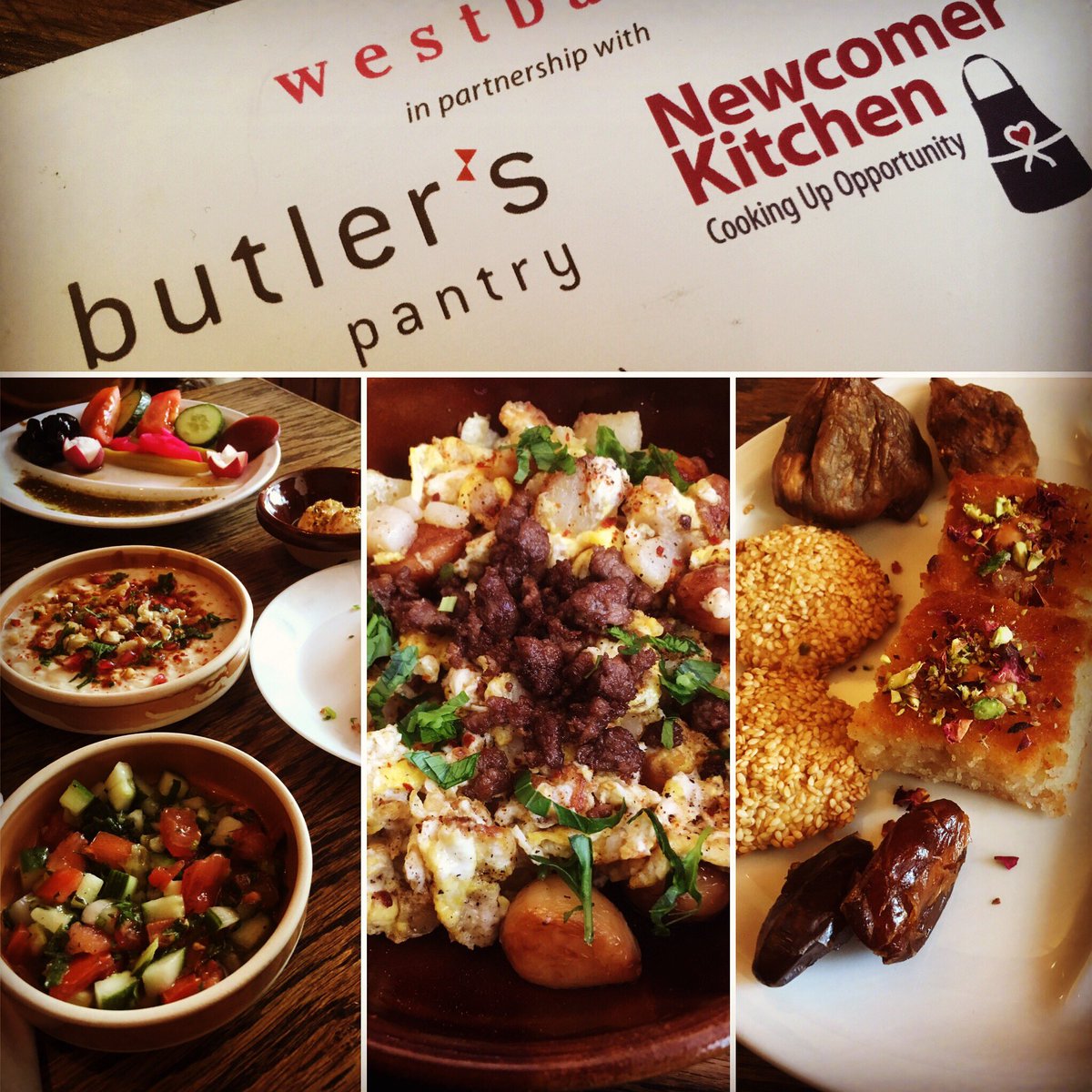 lisakosz's tweet photo. Great cause and delicious #syrianbrunch @NewcomerKitchen https://t.co/ucp89yVjgA