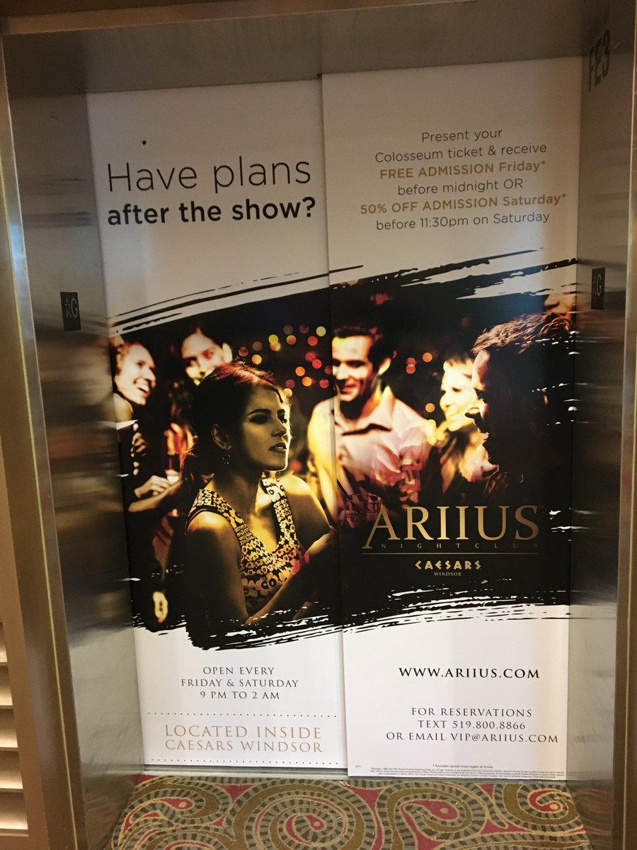 curryrepro's tweet photo. New @Ariius elevator wraps at @CaesarsWindsor for their latest promotion! Congrats to our team on a smooth install #elevatorwraps #Graphics https://t.co/E6UKLXc4me