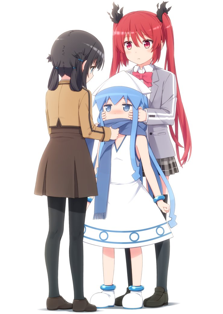 イカ娘 「さむいでゲソ… https://t.co/0Nifzsf0Rp #イカ娘 #ニャ」|goribote/コ゛りぼてのイラスト