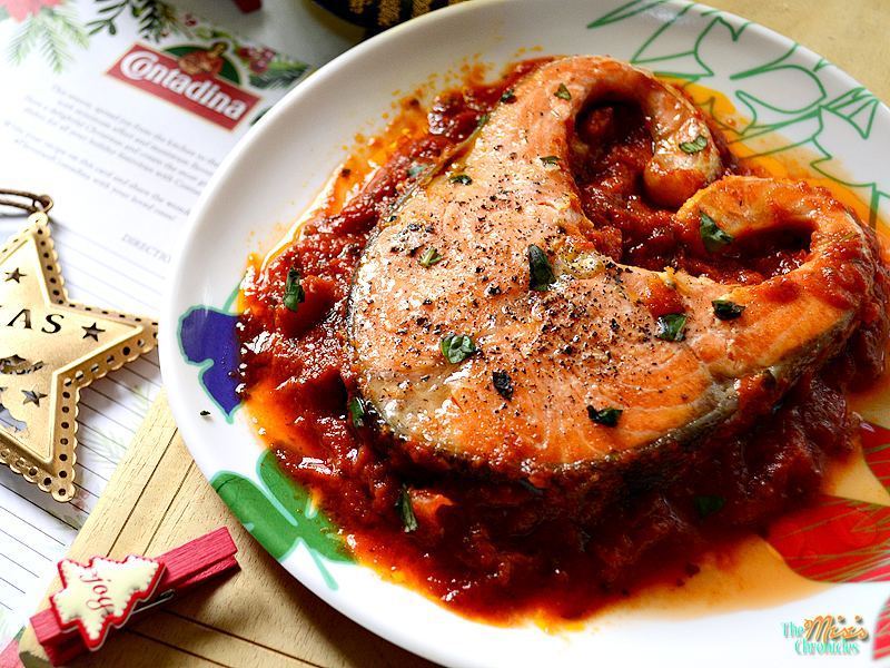 badudets's tweet photo. #BadudetsCooks: Salmon with #Contadina Napoletana Sauce. You can win a Contadina Holiday P… https://t.co/h1AWUamtn1 https://t.co/BBg3yZdkob
