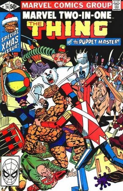 SatMorningComx's tweet photo. Christmas Comic Covers Day 18: Marvel Two-In One #74 #christmascomics https://t.co/6zz0t6cOuj
