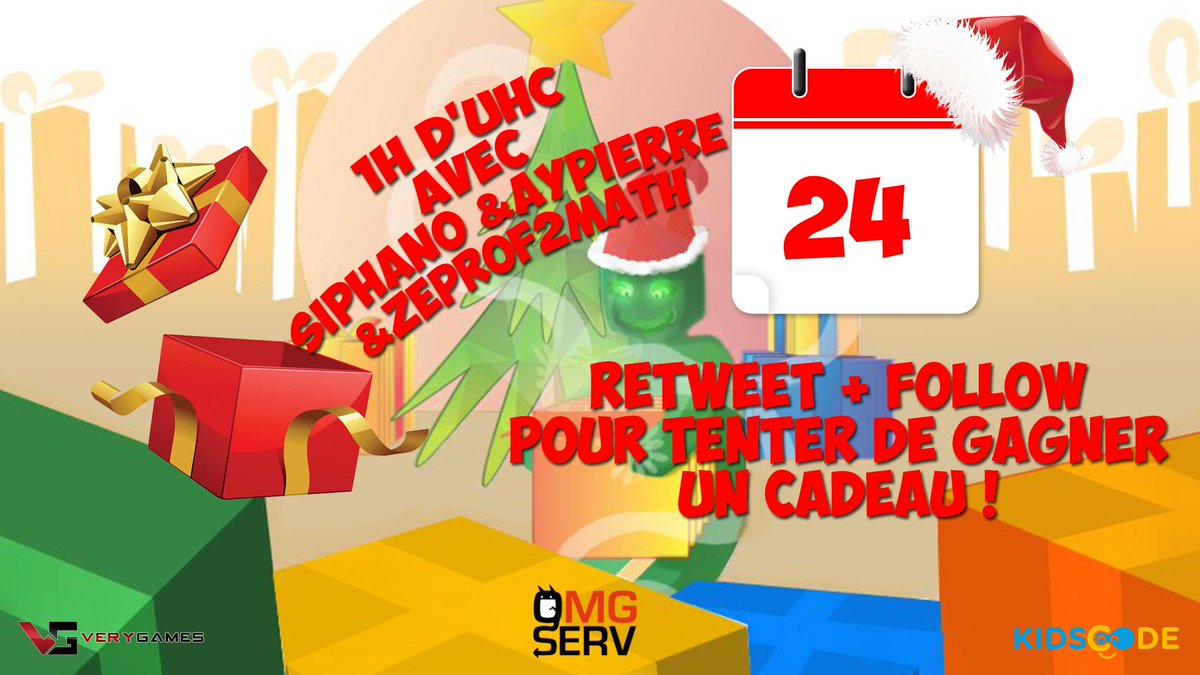 AypierreMc's tweet photo. #RT + Follow @AypierreMc @Siphano @ZeProf2math pour gagner 1 Cadeau par jour avec #CalendrierDelavent https://t.co/Lau2zRSetq