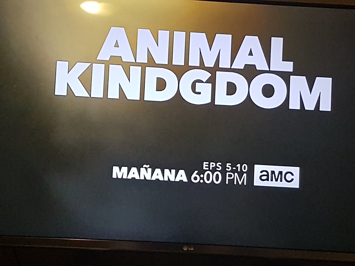 abreud_a's tweet photo. @AMC_TV hey muchachos de AMC escribieron mal el nombre de animal kingdom https://t.co/K91dB1runJ
