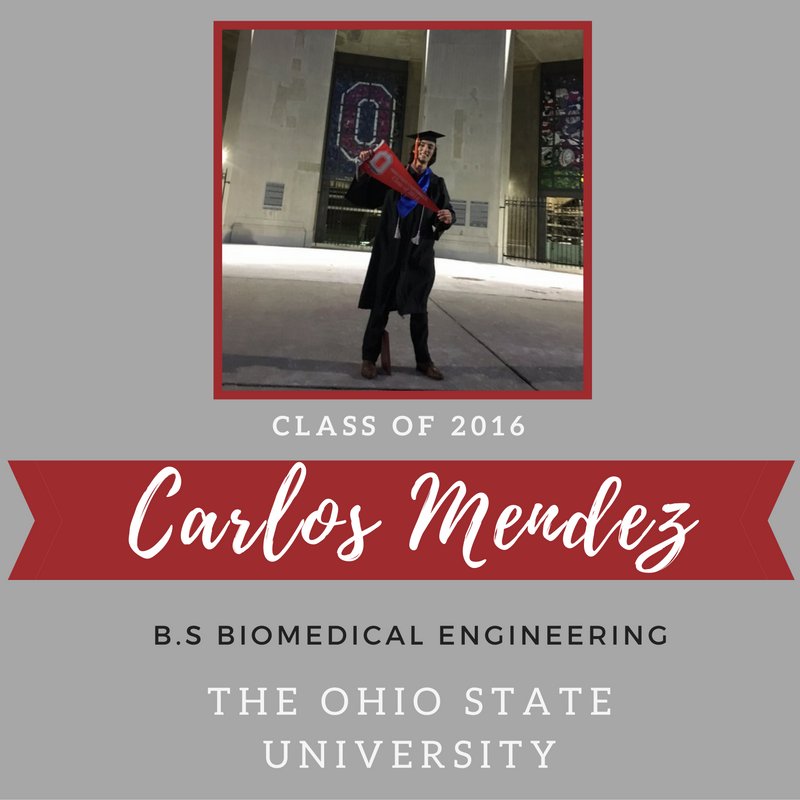 SHPEOSU's tweet photo. Congratulations to Carlos Mendez! We are very proud of you and wish you the best in your future endeavors! #SHPEOSU #SHPERegion6 #OSUGrad https://t.co/MPNqooUBnm