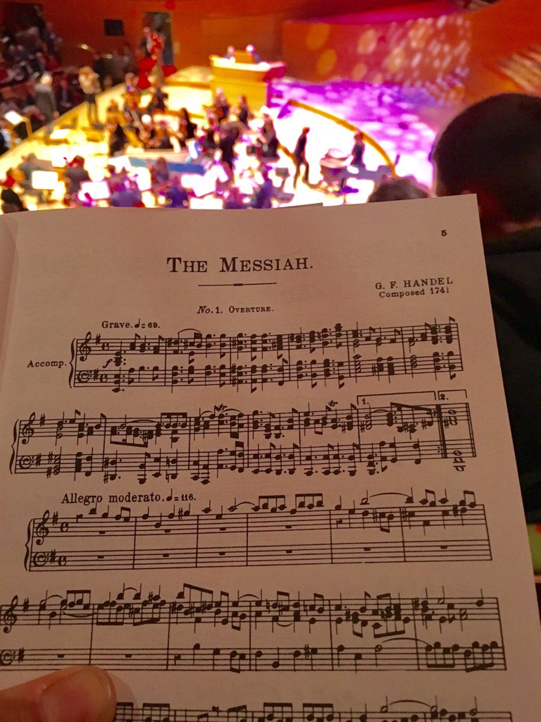 c_cano_composer's tweet image. Waiting for The Messiah to start. Got my score ready!