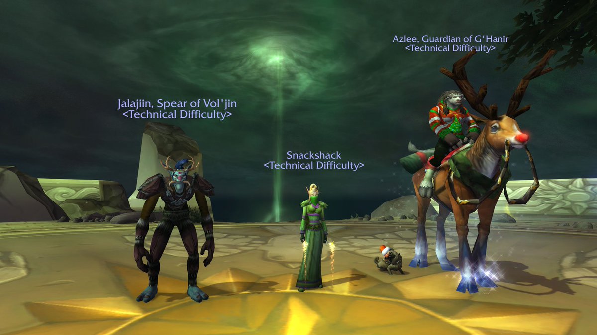 techdguild's tweet image. It was a tough decision but Azlee won the ugly sweater competition grats on the new mount #guildxmas