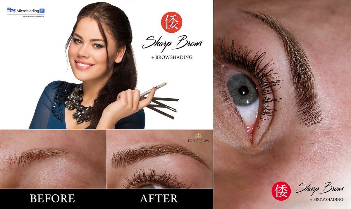 ProBrowsEstonia's tweet photo. #SharpBrows #microblading - from bad and sad to fab and showing :) 
See more from Siiri Tabri: https://t.co/ApuSd1XVP9 https://t.co/j0ruarfTlf