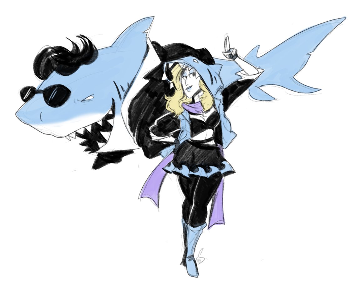 sheliloquy's tweet photo. if the Hell's Angelsharks aren't a new gang in the next update, i'm gonna be really disappointed #CorpSINs https://t.co/j7Ycl8ELuT