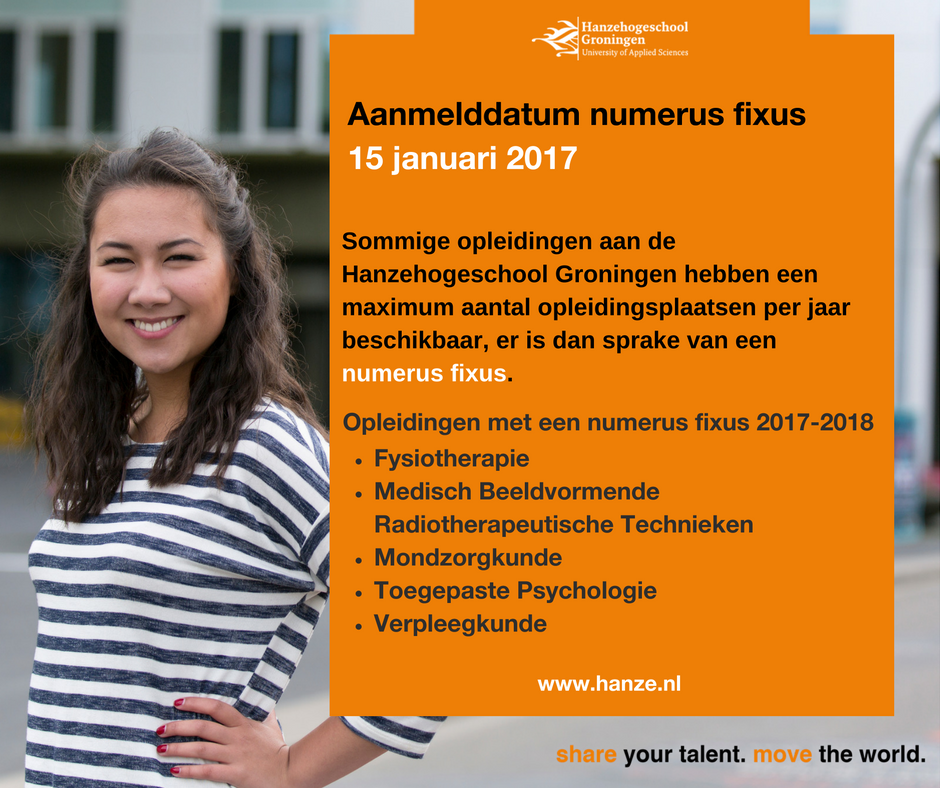 hanze's tweet photo. Opleidingen met een numerus fixus hebben een vervroegde aanmelddatum. Meld je uiterlijk 15 januari aan in Studielink https://t.co/CcJgdCQWMT https://t.co/iX88e4o57n