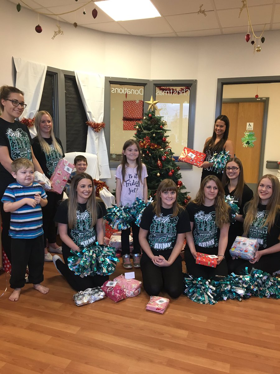 EastEliteCheer's tweet photo. Yesterday we took all of the present donations to the Amazon Children's Ward at @psh_nhstrust - thank you for having us! #christmas https://t.co/2sa9eq4yXk