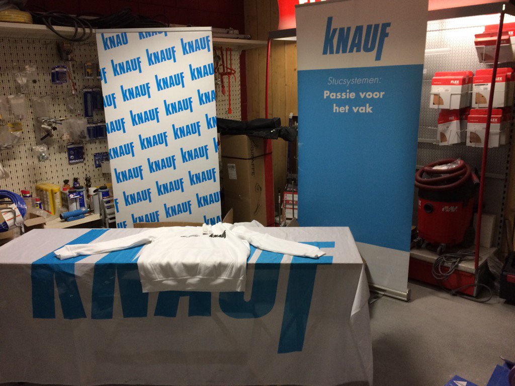 Ook de hoodies met <a href="/KnaufNL/">Knauf NL</a> en @SIGSSNieuwerkrk zijn enthousiast ontvangen