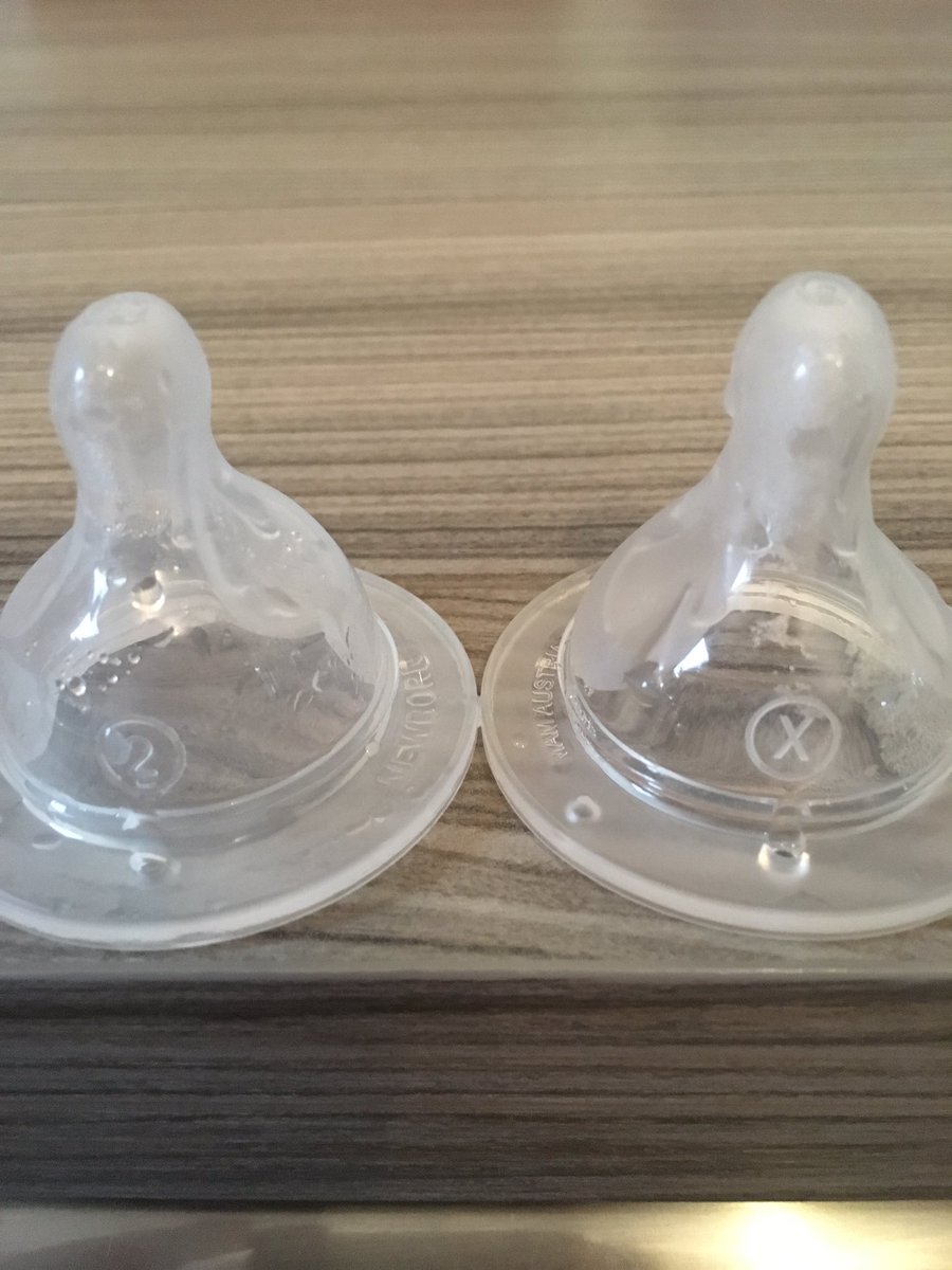staceybird57's tweet photo. Shocked &amp; disappointed - Spencer struggled to use his next level of teats-the pack of 2 level 2s had an X in it @Tesco @MAMBABYUK #drowning https://t.co/mVnTRB9LB0