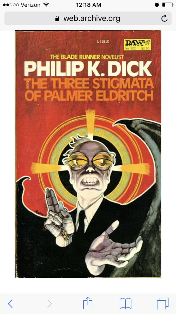 APPLESToNEPiX's tweet photo. &amp; o/c: who the FUCK is
#PalmerEldritch😁🙀👾⁉️
<#3SoPE<6>
My copy's 203pg, &amp; P.E. isn't mentioned
Until pg18.
He's always offscreen, &amp; we're... https://t.co/28PhxuaClo
