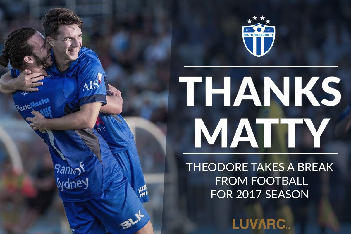 smfc's tweet photo. We can confirm that Mathew Theodore has stepped aside from football in 2017. DETAILS : https://t.co/kmCzJVKa5f

#ThanksMatty #WhatAGuy https://t.co/KrYfxN0Gwr