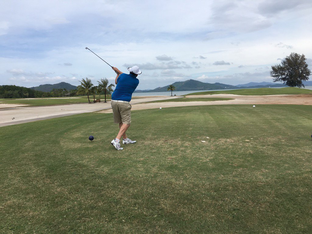 Getting through it nicely down here in Phuket!  Beautiful course!!