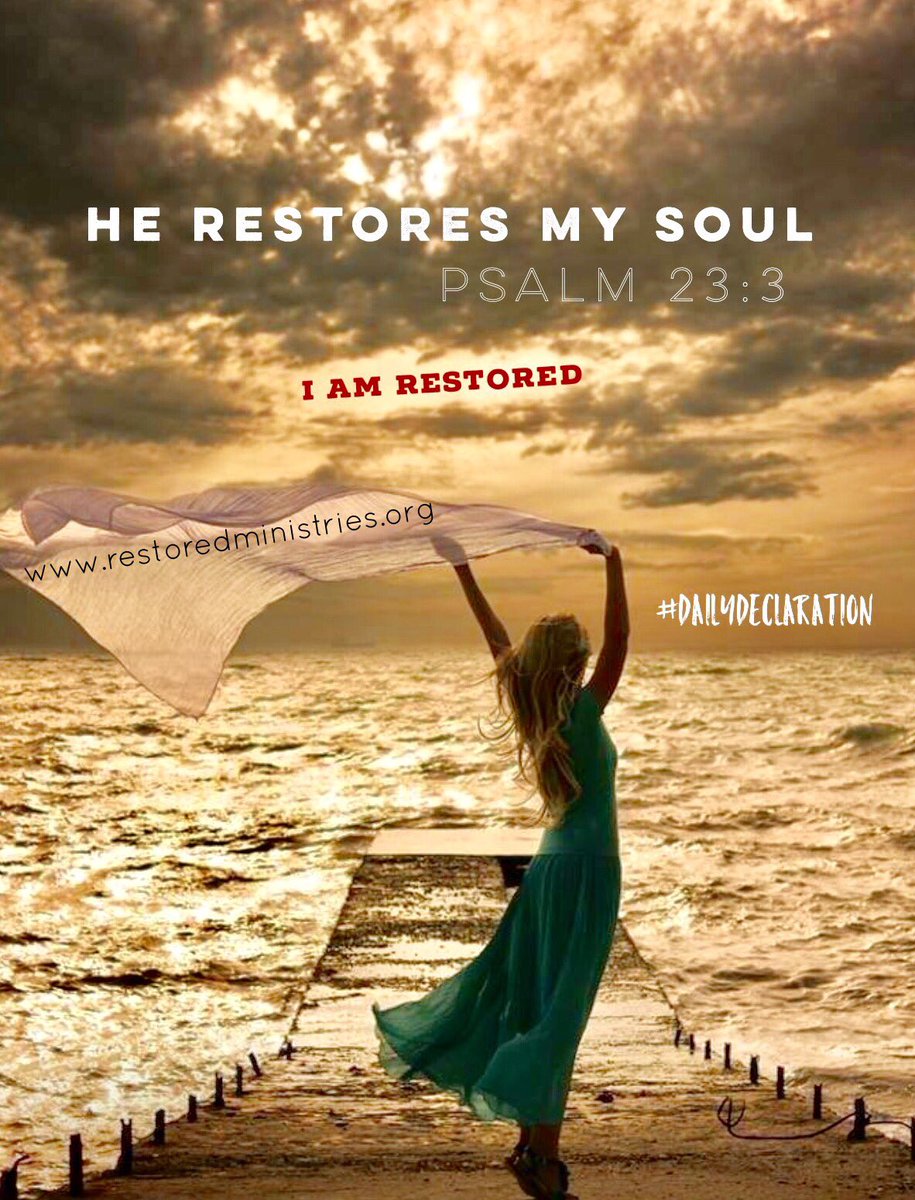 RestoredPeople's tweet photo. 12.19.16
#DailyDeclaration
#DecemberDeclarations
#LiveRestored
#MindBodySoul
#RestoredMinistries 
https://t.co/laibhFuWpQ https://t.co/4vDxwYYvzR