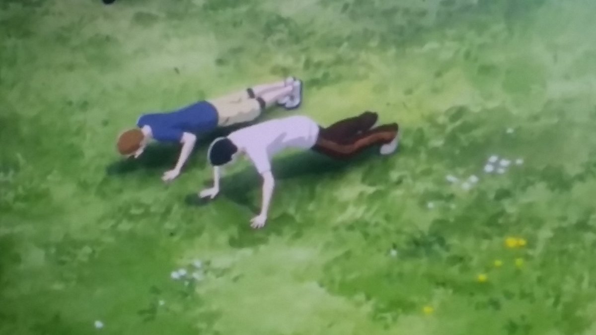 When ur main character still can't do 20 pushups by season 2