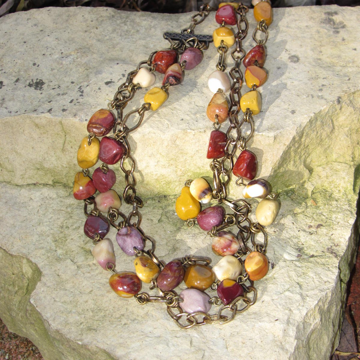 Envy2onEtsy's tweet photo. Boho Style Necklace Moukite Jasper Stones and Antiqued Bra… https://t.co/KmANy3vZoM #gemstonejewelry #StoneStatement https://t.co/SMhXlrzbEt