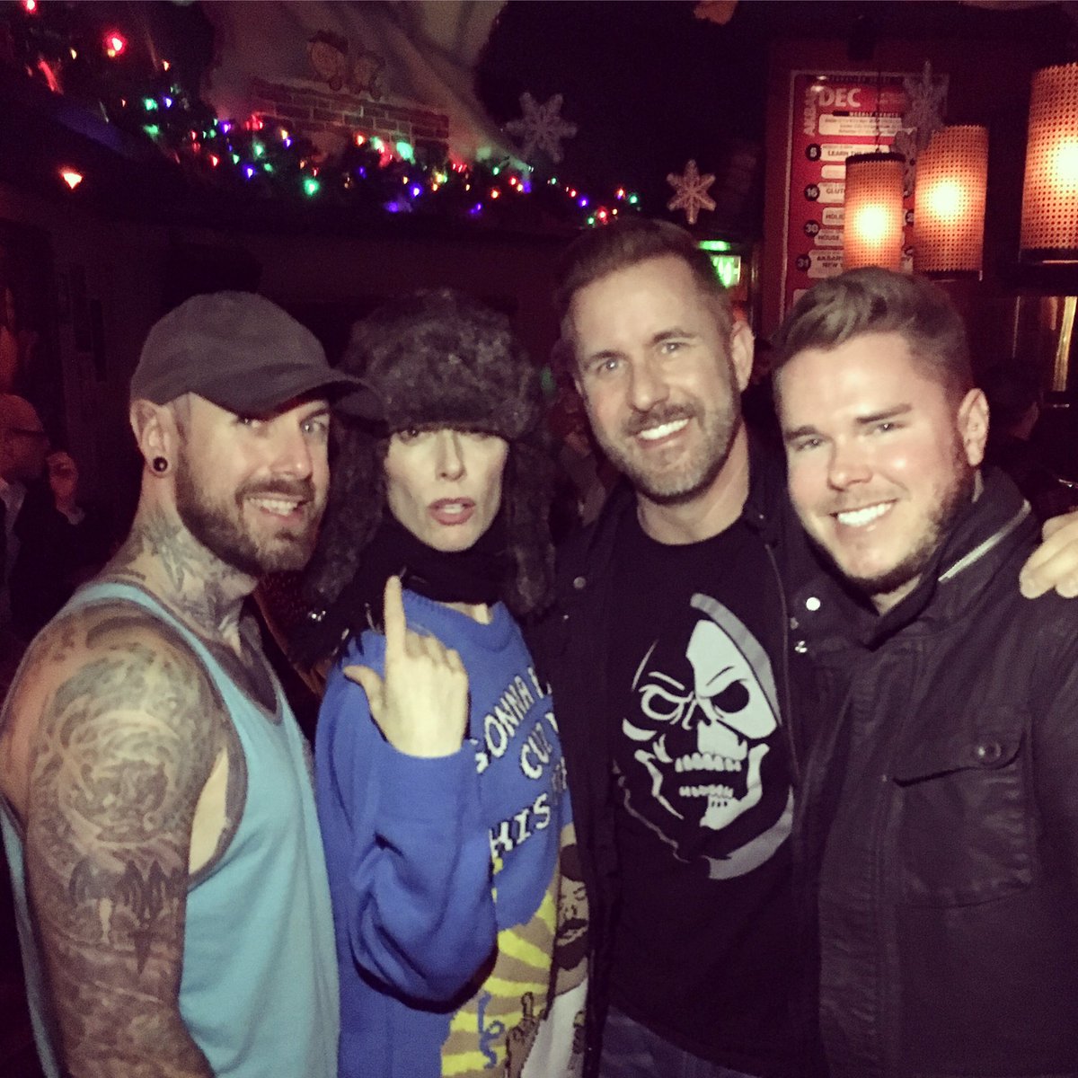 XXXmas magic with <a href="/DevenGreen/">DevenGreen</a> Bill Greening and Mat at <a href="/AkbarLosAngeles/">Akbar</a> !