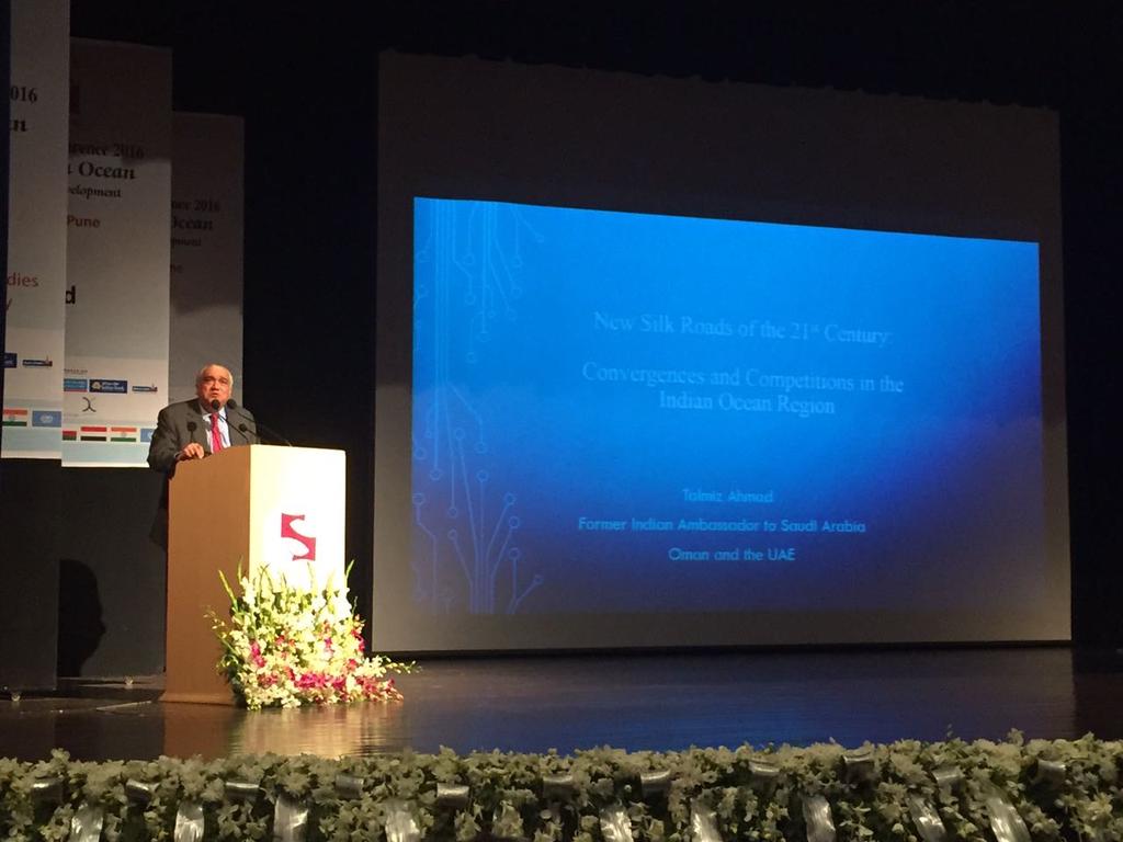 ssis_tweets's tweet photo. 'India should lead a #diplomatic, #incremental &amp;#Inclusive initiative in Asian Region'. Former Amb.#TalmizAhmad 
#IRC2016 
@symbiosistweets https://t.co/EaRZwVLRfm