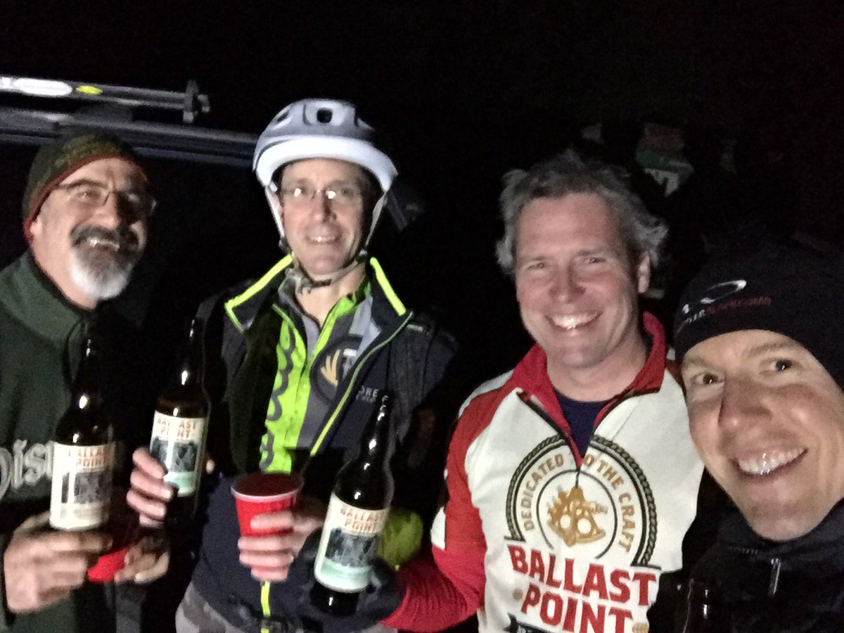 swooledge's tweet photo. Meet the darkness on a night ride in San Jose. #VASDAY @BPbrewing https://t.co/ZD69MgTRQ4