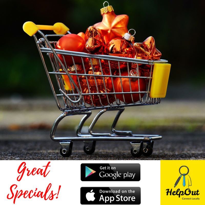 HelpOutApp's tweet photo. Gift ideas are a breeze with HelpOut Specials! Use HelpOut App Click: https://t.co/Zb0Bk9T4sW #MondayMotivation https://t.co/WBBFQdB3X5