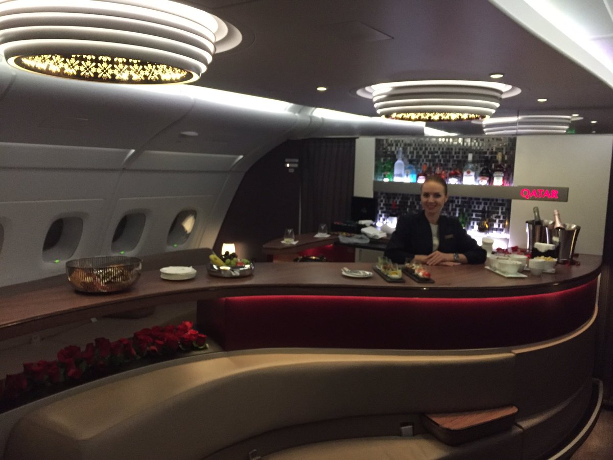 #Phenomenal #Experience getting #Upgraded to #1stClass on #A380 with @qatarairways last week. #AirlineExperience #5StarsInTheSky #Recommend