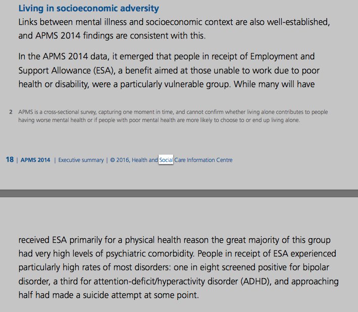 Shrink_at_Large's tweet image. Given Household Study showed half of people on ESA attempted suicide,if the gov really wishes to reduce suicide should stop cuts + sanctions