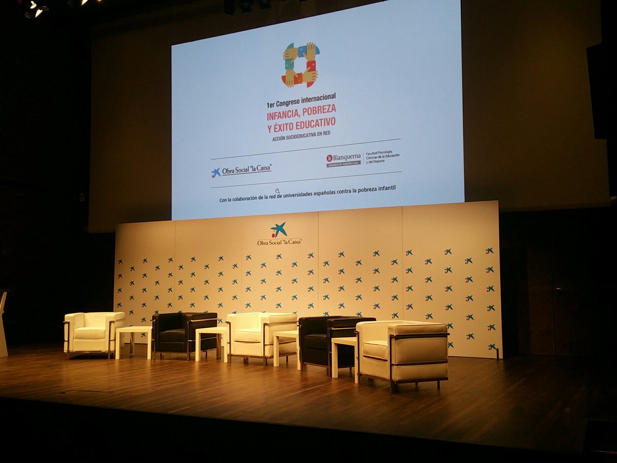 En breve iniciamos 1r Congreso Internacional Infancia, Pobreza y Éxito Educativo #infanciaenred2016 #CaixaProinfancia