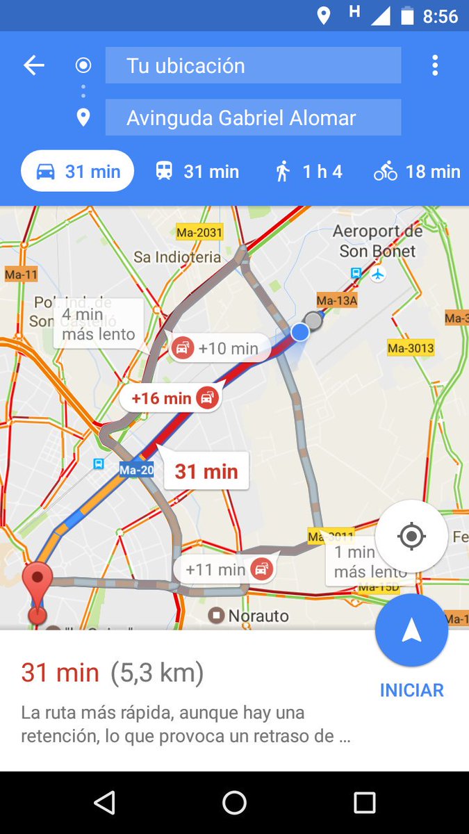 jose_hh's tweet photo. Ahí estamos!!!. En 20 minutos hemos recorrido 100m.#atascopalma https://t.co/xnD3ChK7ts