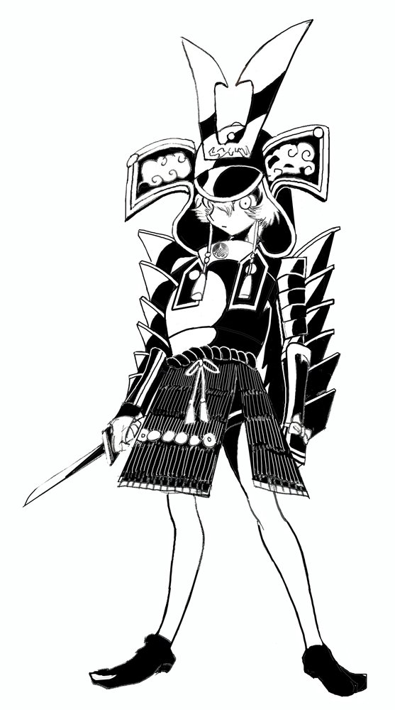 この前の絵の単体秋田くん 