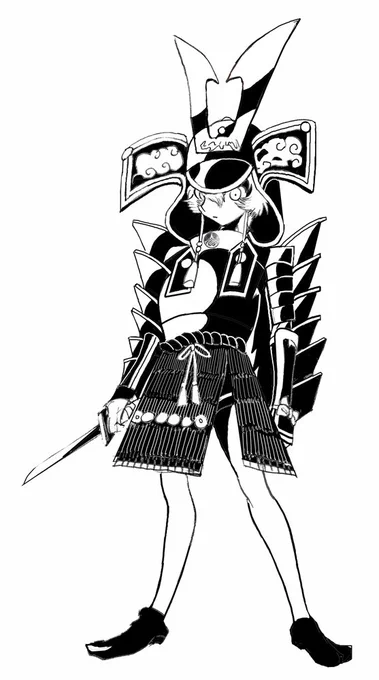 この前の絵の単体秋田くん 
