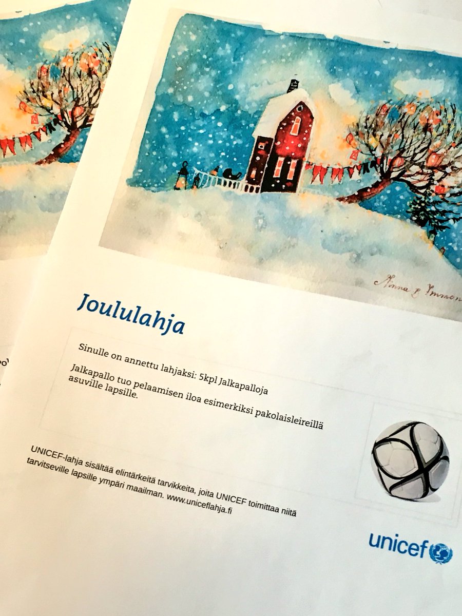 Meillä on kaikkea, kaikilla ei, muista auttaa! <a href="/UNICEF/">UNICEF</a>