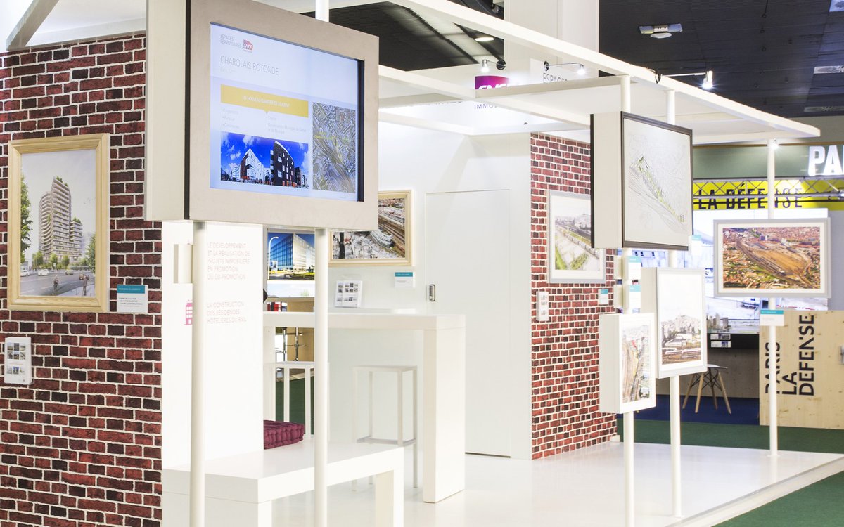 LiveandCo's tweet photo. Espaces Ferroviaires, a @SNCFimmobilier subsidiary trusted @LiveandCo for its latest exhibition stand at #SIMI2016 ! https://t.co/Nfy4mctktr https://t.co/nV2RlvzuC6