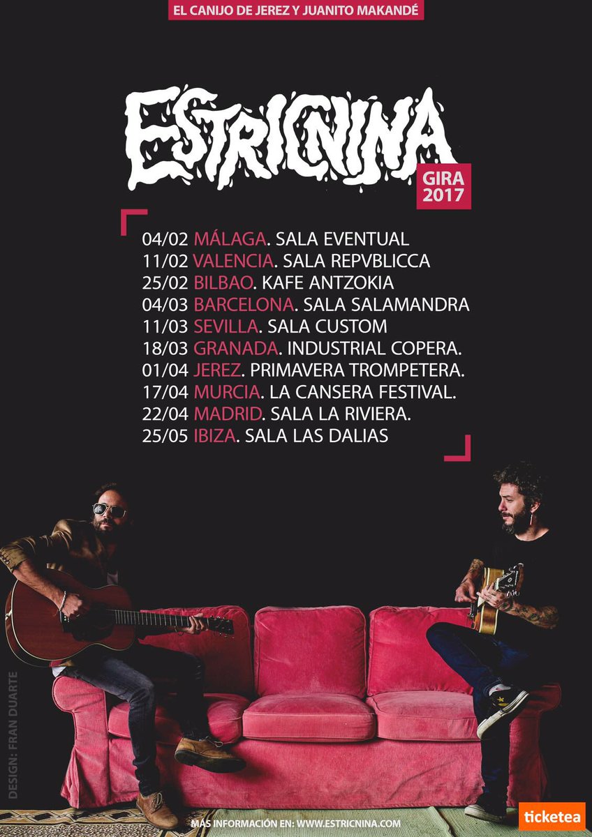 ⚡💀💀⚡¿Sabéis que estamos preparando el mejor show posible para una reunión única?
#GiraEstricnina2017 

ticketea.com/search/?term=E…