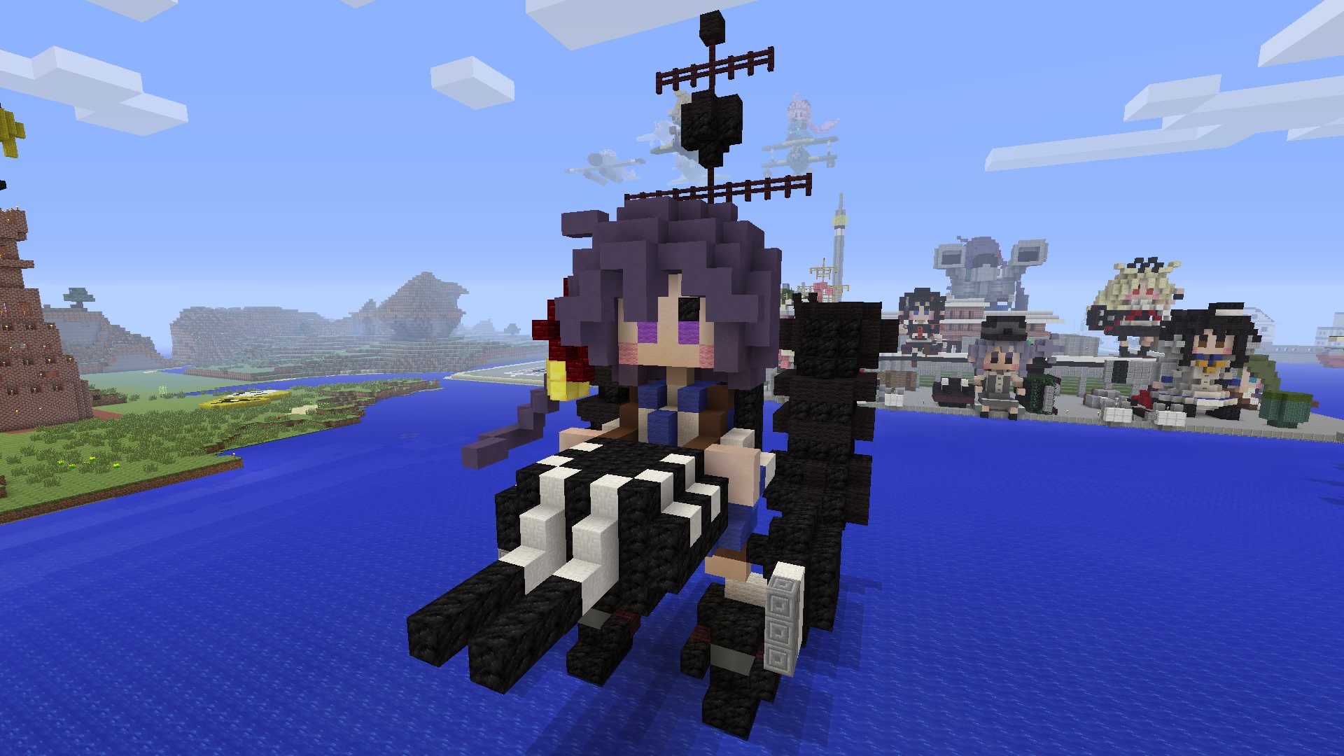 極東日没 Mokotan Ps4share マイクラで作成 艦これ Minecraft 綾波型8番艦 曙 艦隊これくしょん T Co Fnnzalbywd Twitter