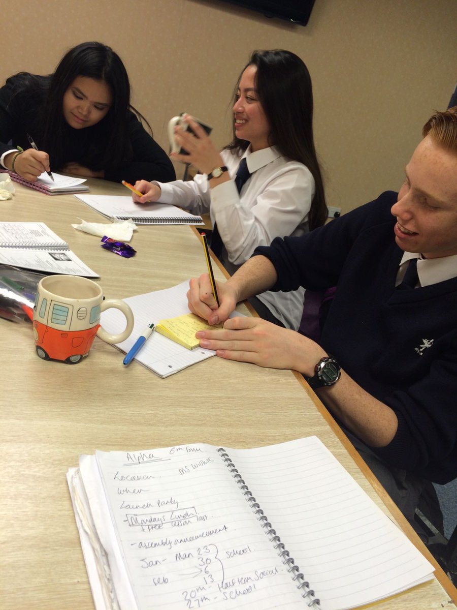 3 6th formers in Wales came to faith on Alpha in 2016 and are currently planning to launch another Alpha in their school in January!